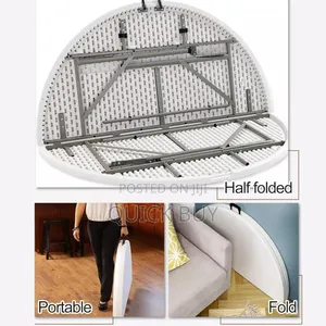 Round, Portable Picnic Table Camping Table