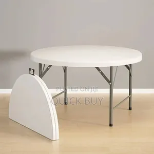 Round, Portable Picnic Table Camping Table