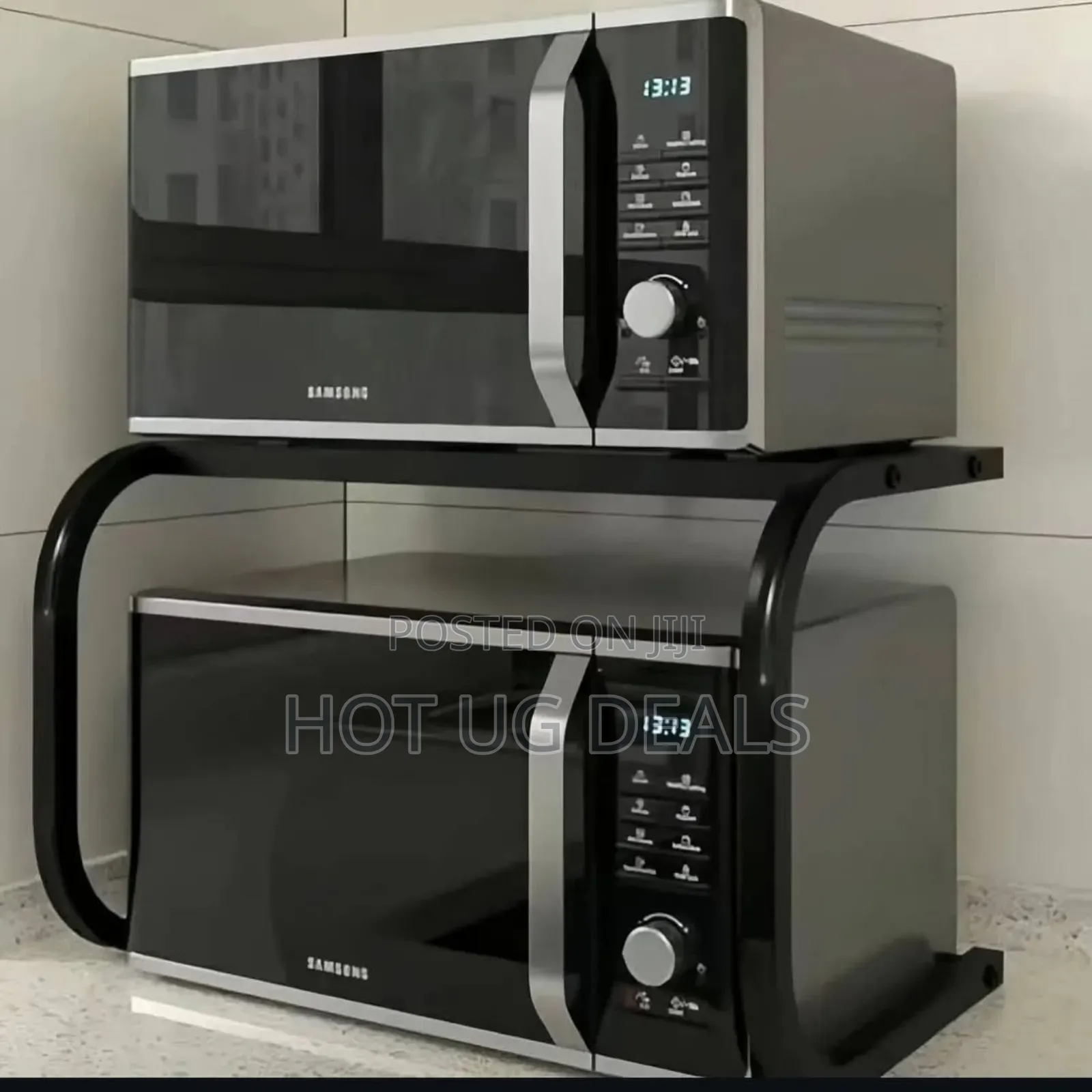 Microwave Storage Rack / Microwave Stand - Black