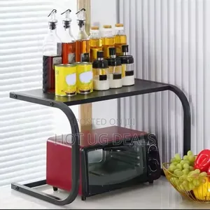Microwave Storage Rack / Microwave Stand - Black
