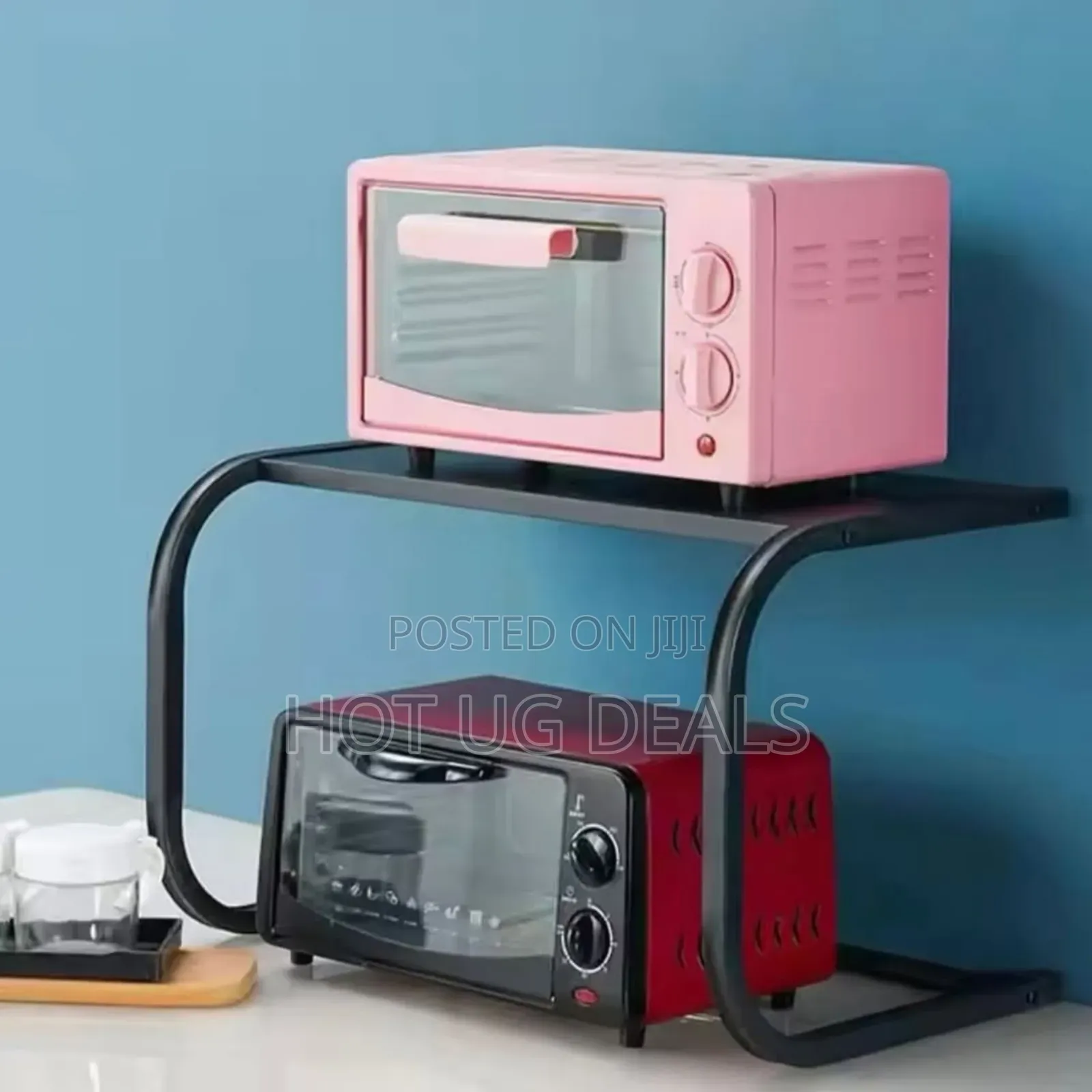 Microwave Storage Rack / Microwave Stand - Black
