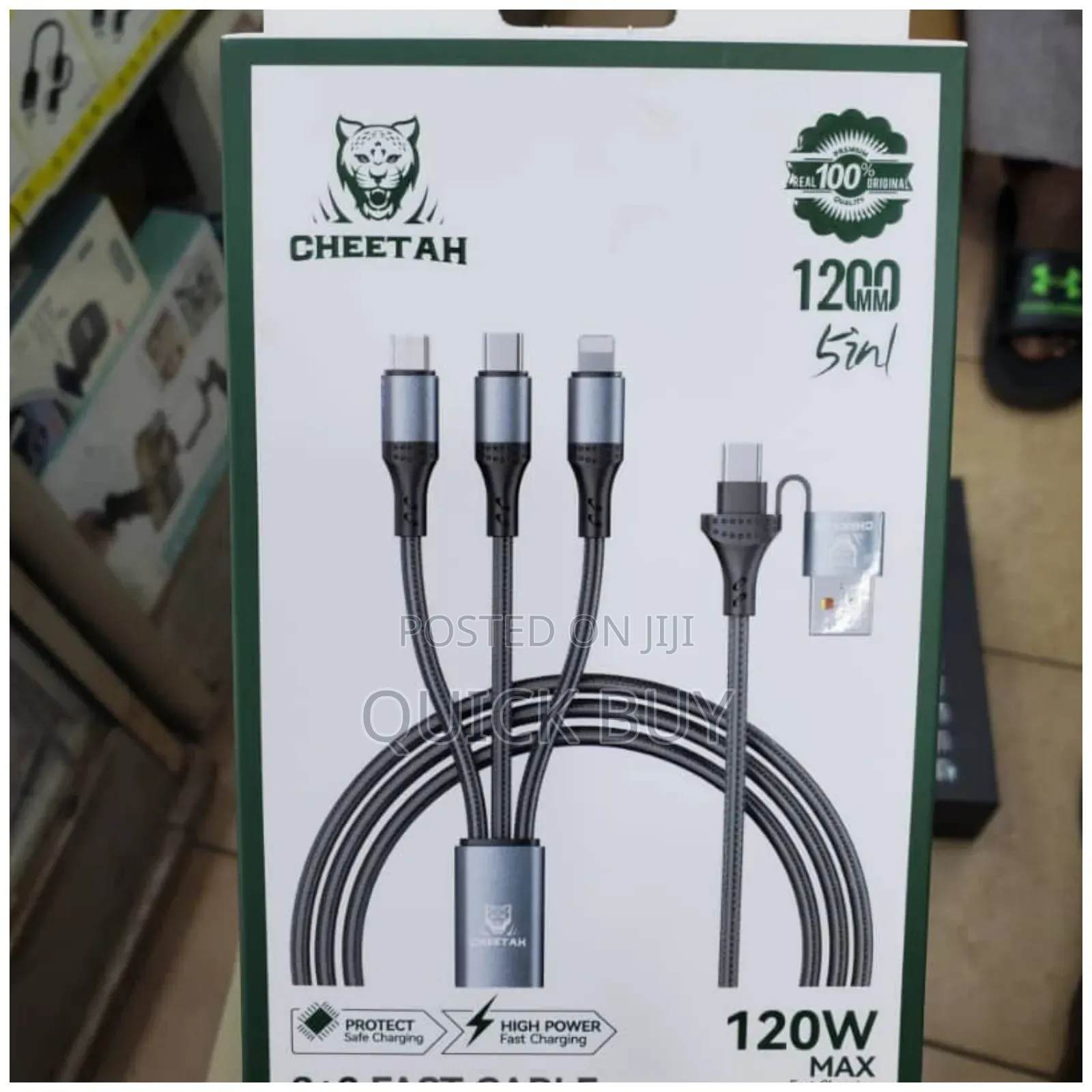 Cheetah 3plus2 Multifunction Usb Data Cable