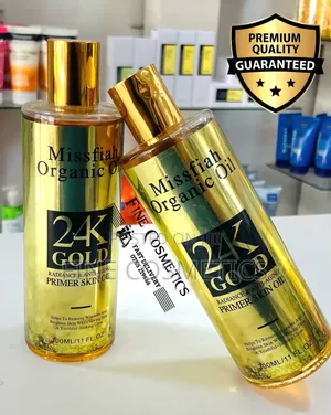 Missfiah Organic 24k Gold Radiance+Antiaging Primer Skin Oil