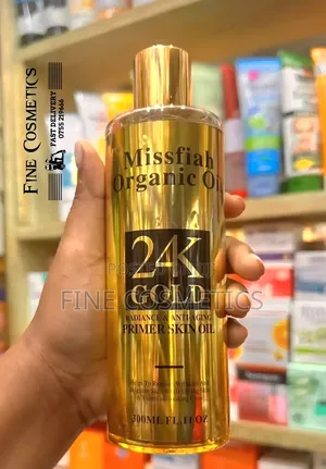 Missfiah Organic 24k Gold Radiance+Antiaging Primer Skin Oil
