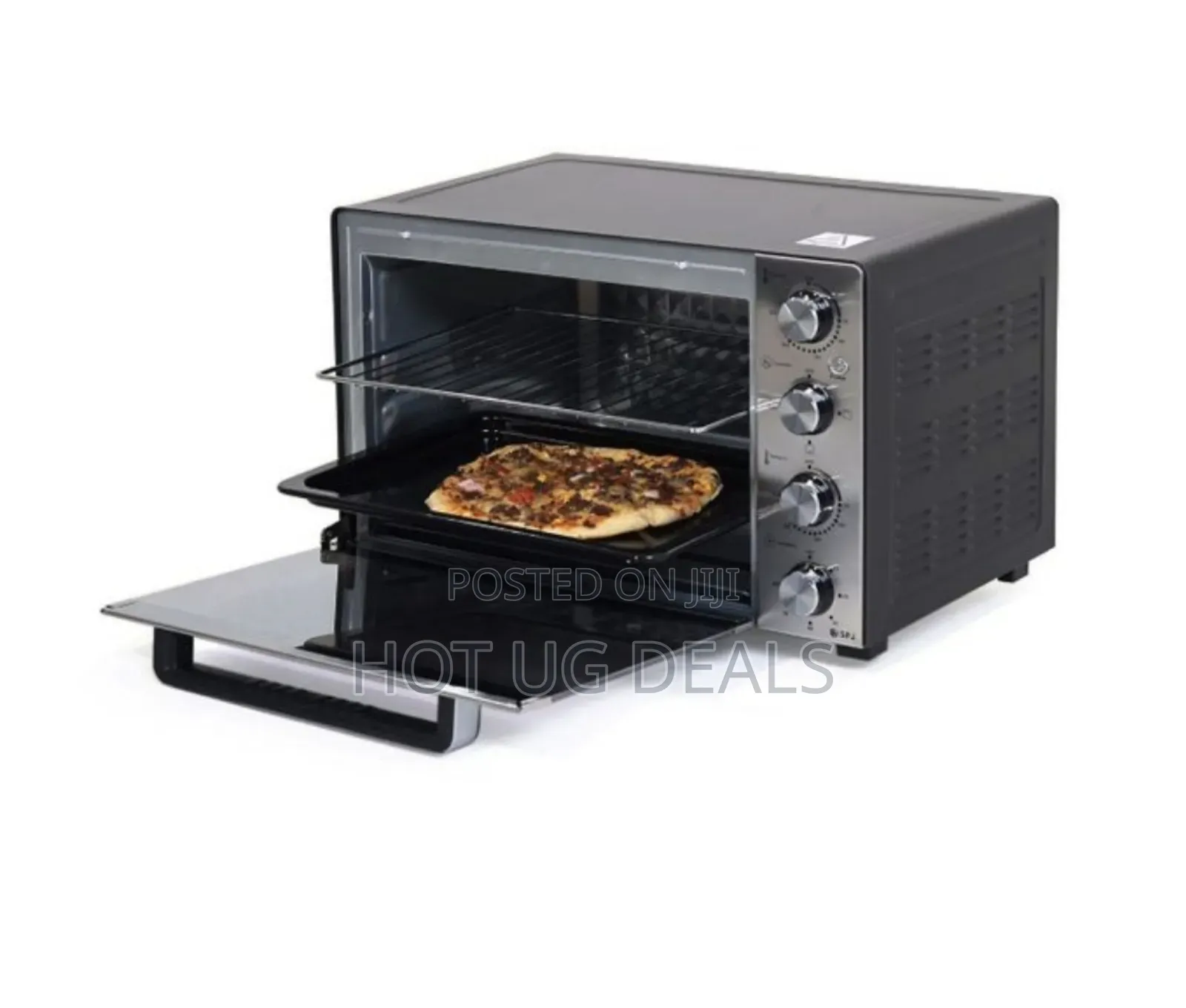 Spj Evomax 45 Litre Electric Mini Oven - Silver/Black