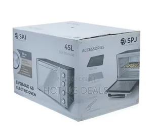 Spj Evomax 45 Litre Electric Mini Oven - Silver/Black
