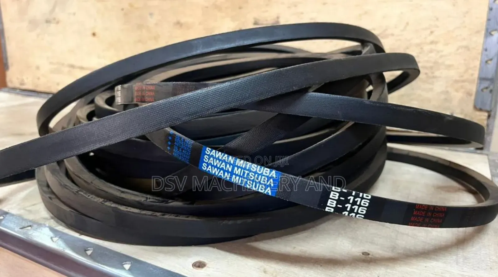 B116 Spare v-Timing Belts for Machines