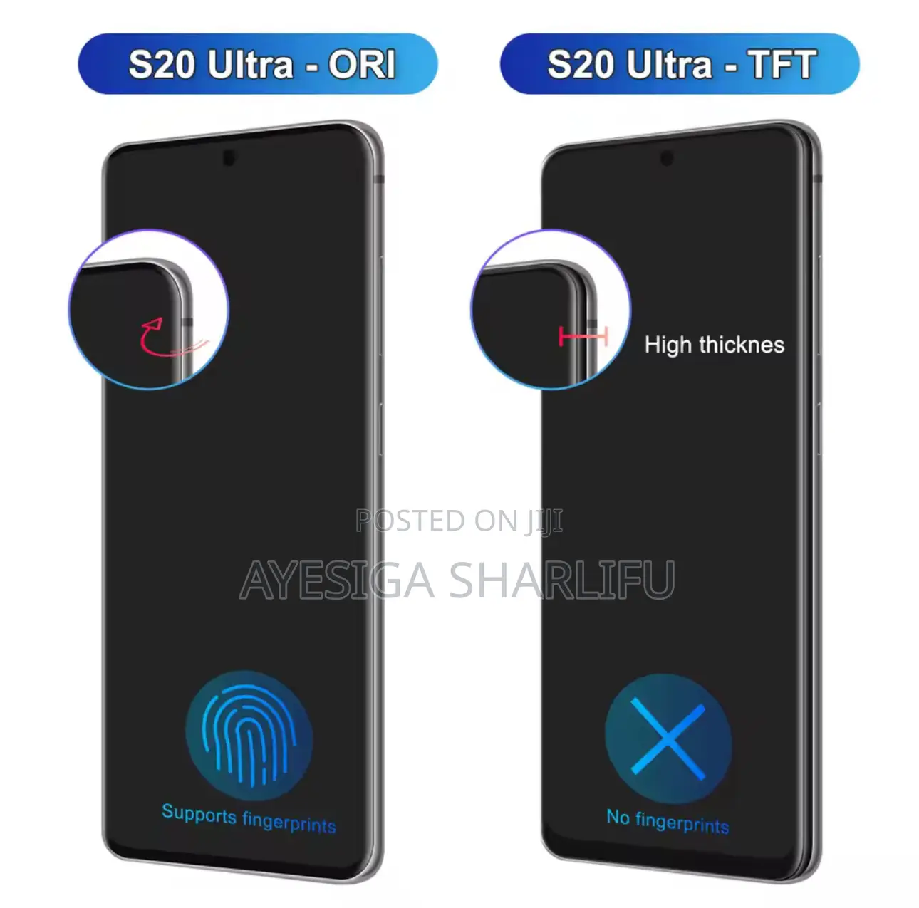 Samsung Galaxy S20ultra TFT Screen Replacement