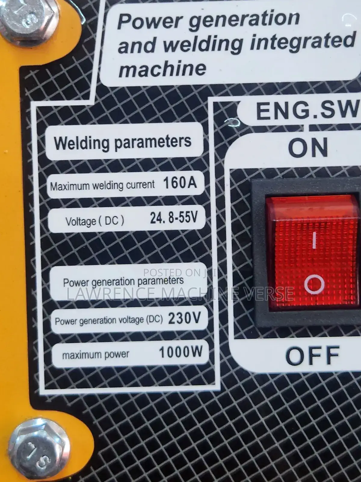 Welding Generator 160 Amps Gasoline