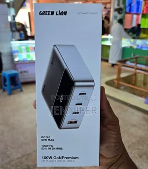 Green Lion 100w Superfast Laptop/ Smartphone Adapter Charger