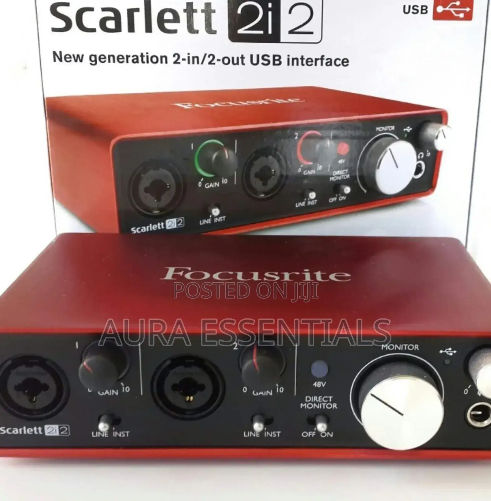Focusrite Scarlett 2i2 2rd Gen Usb Audio Interface