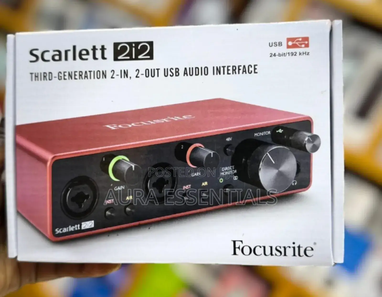 Focusrite Scarlett 2i2 2rd Gen Usb Audio Interface