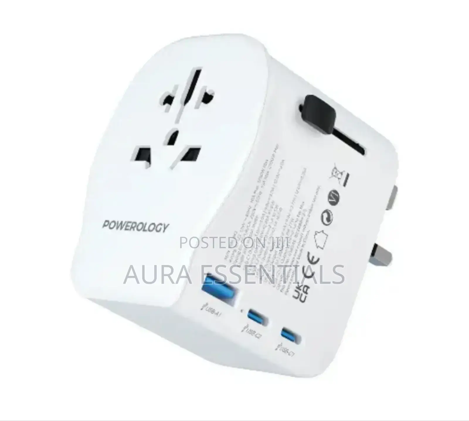 Powerology Universal Travel Adapter 2300w