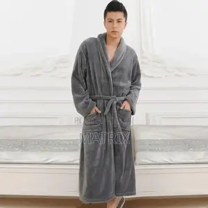 Unisex Bathrobe - Grey