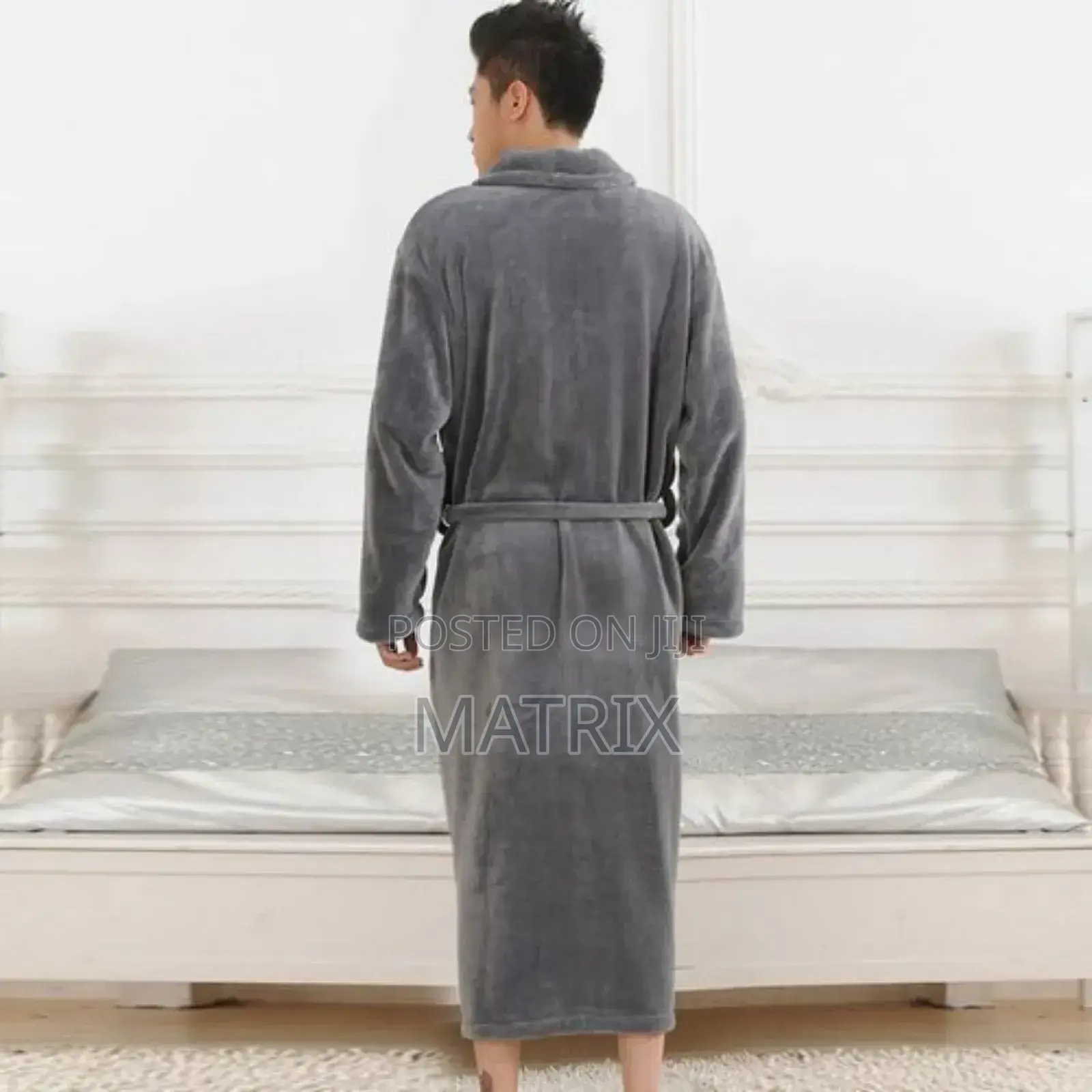 Unisex Bathrobe - Grey