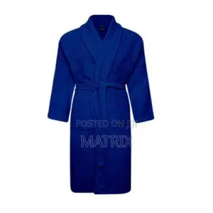 Cotton Bathrobe - Blue