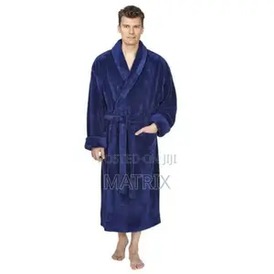 Cotton Bathrobe - Blue