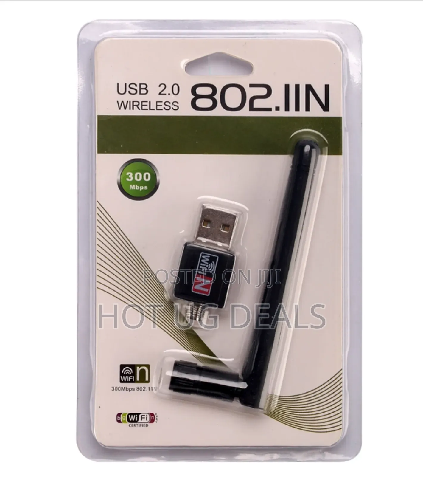 600mbps Wireless Network Card Mini Usb Wifi Adapter - Black