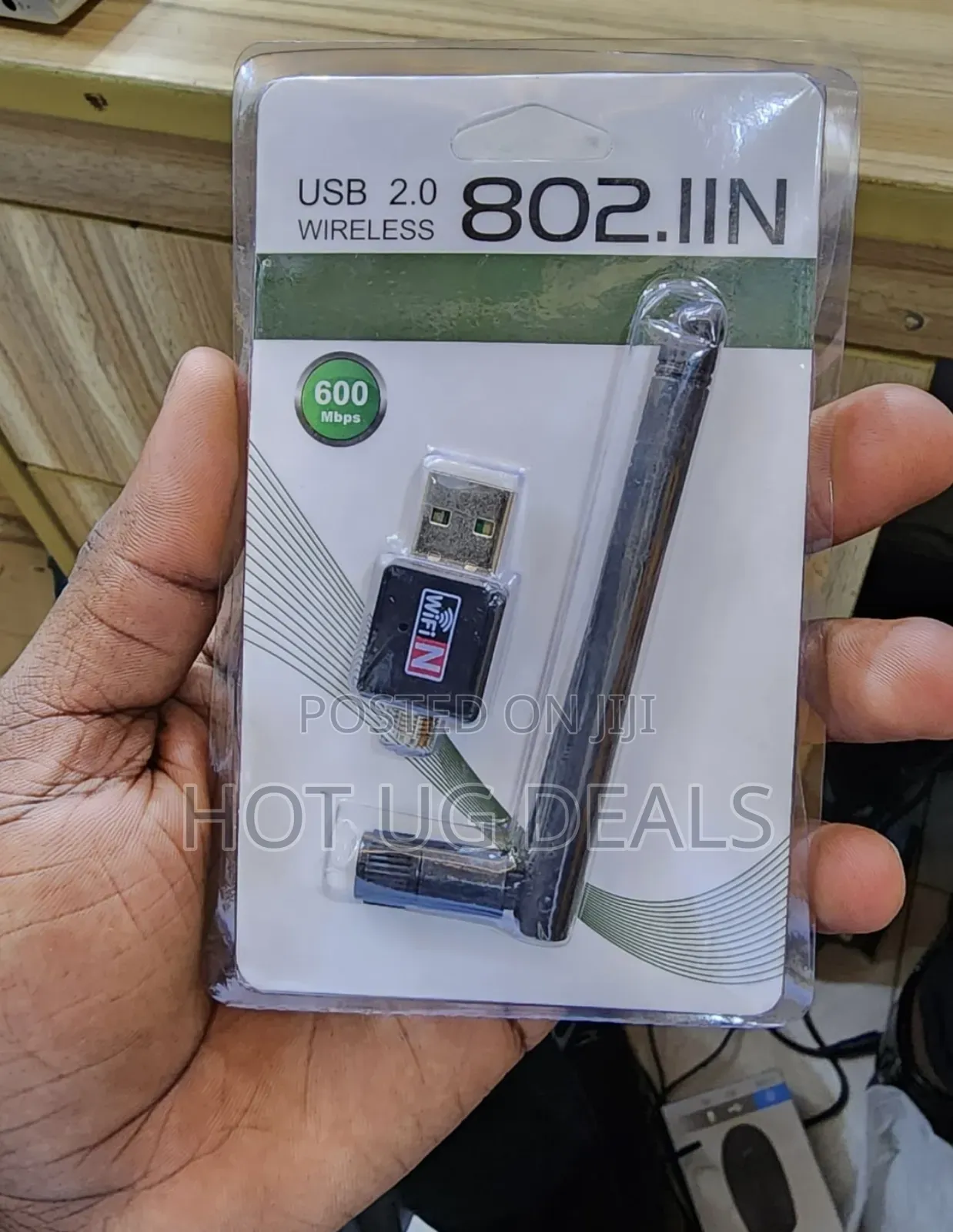 600mbps Wireless Network Card Mini Usb Wifi Adapter - Black