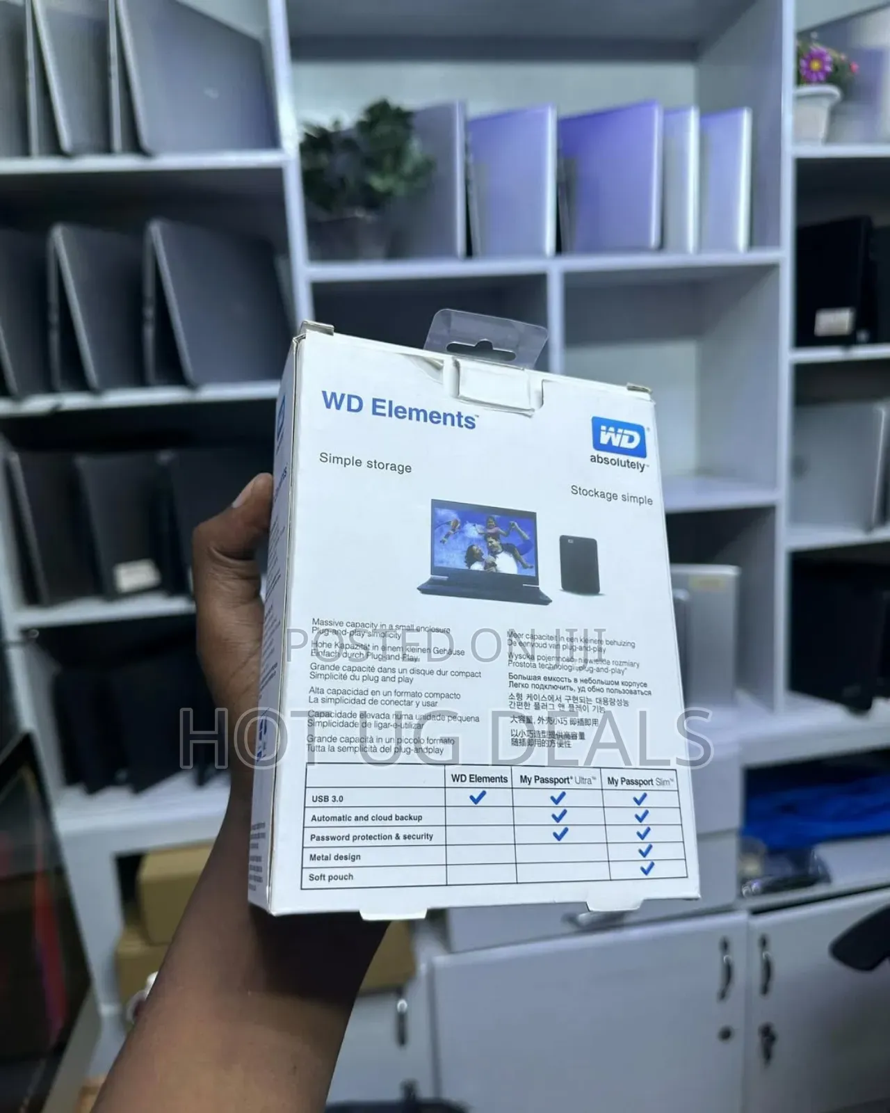 Western Digital 1tb Portable External Hard Drive Usb 2.0