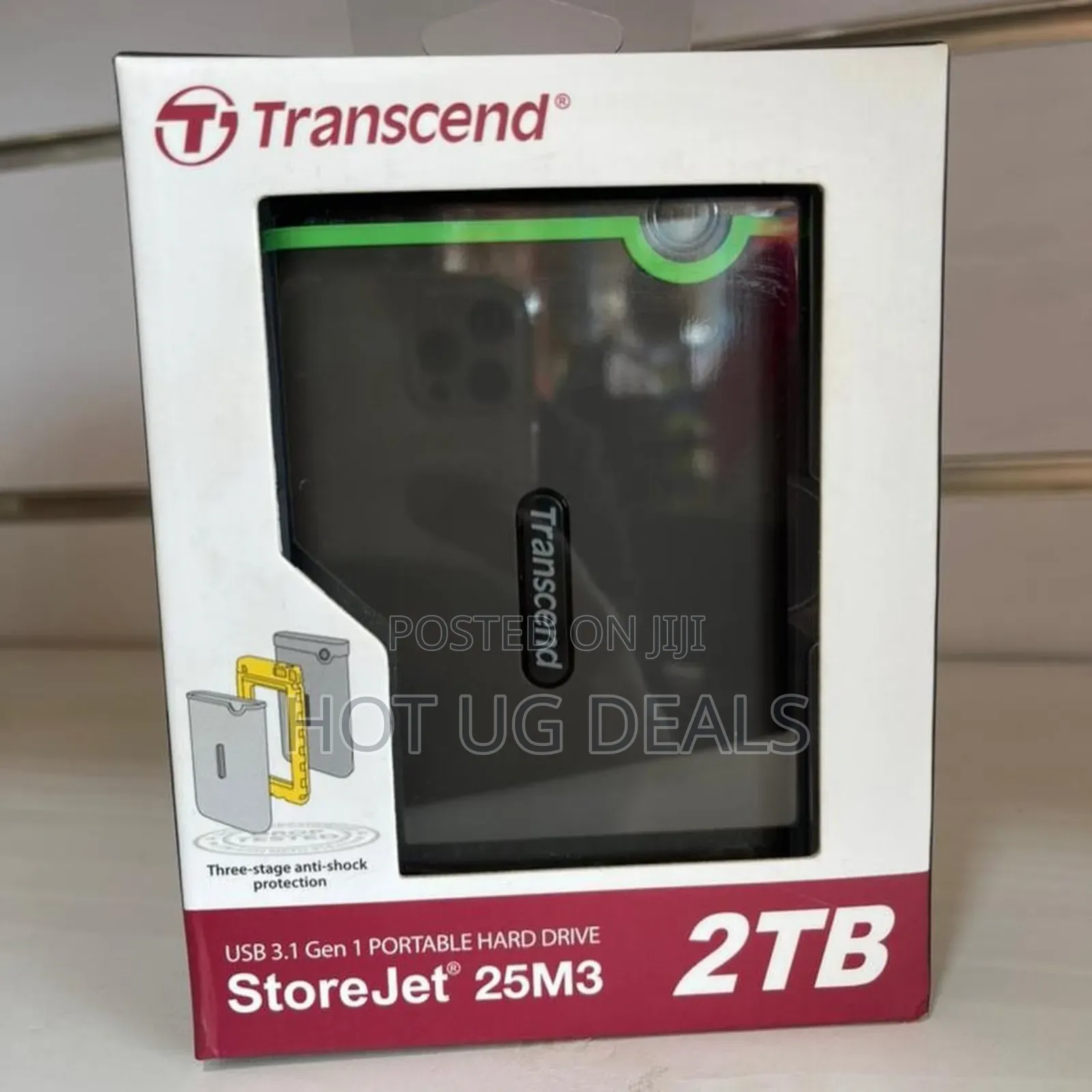 Transcend 2tb Transcend Hard Drive - Black, Green