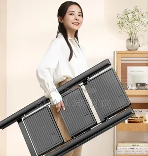 Portable 3-Step Steel Folding Ladder