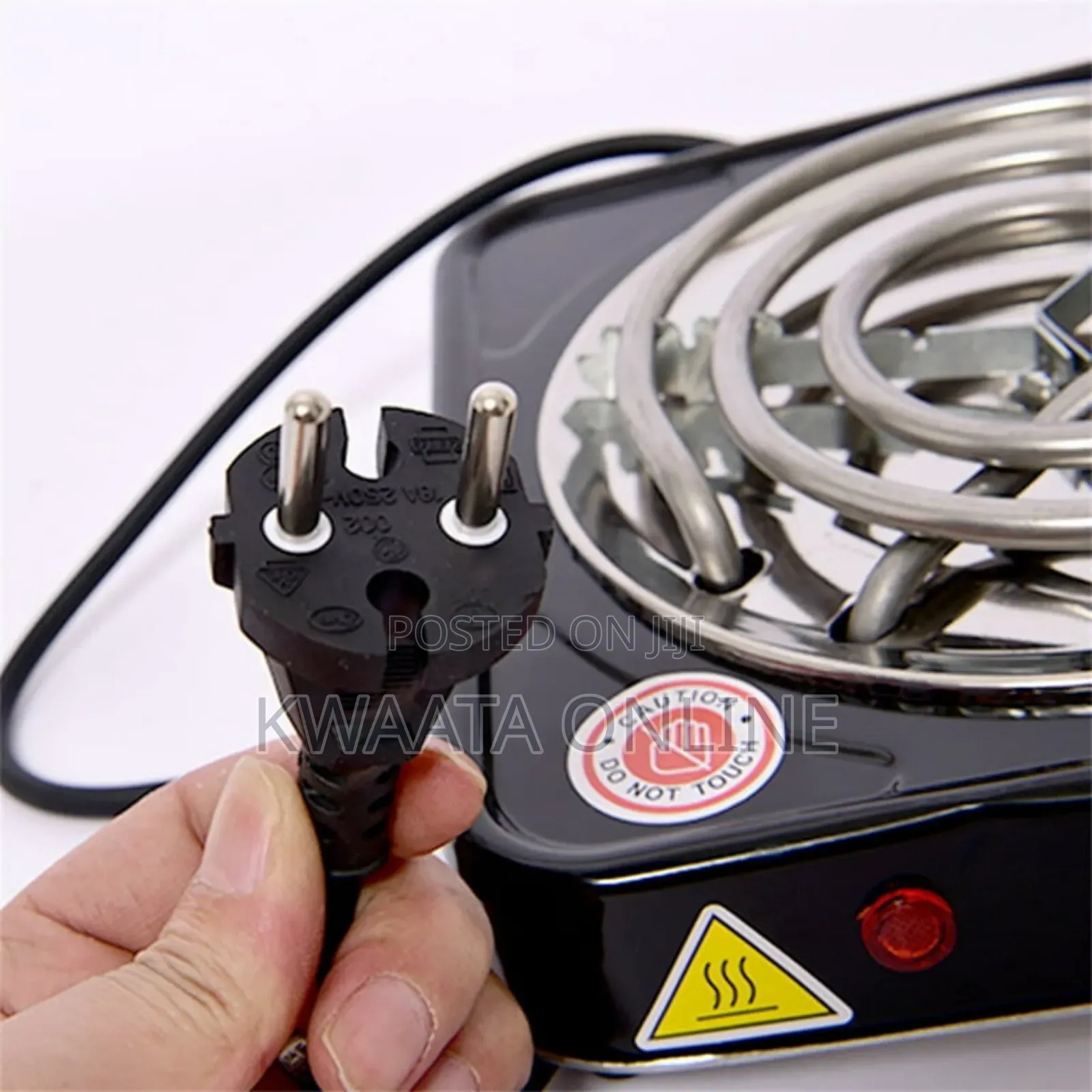 Raf Hot Plate Electric Double Coil Burner Cooktop, 2000w