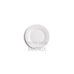 6pcs Heavy Side Plates, White