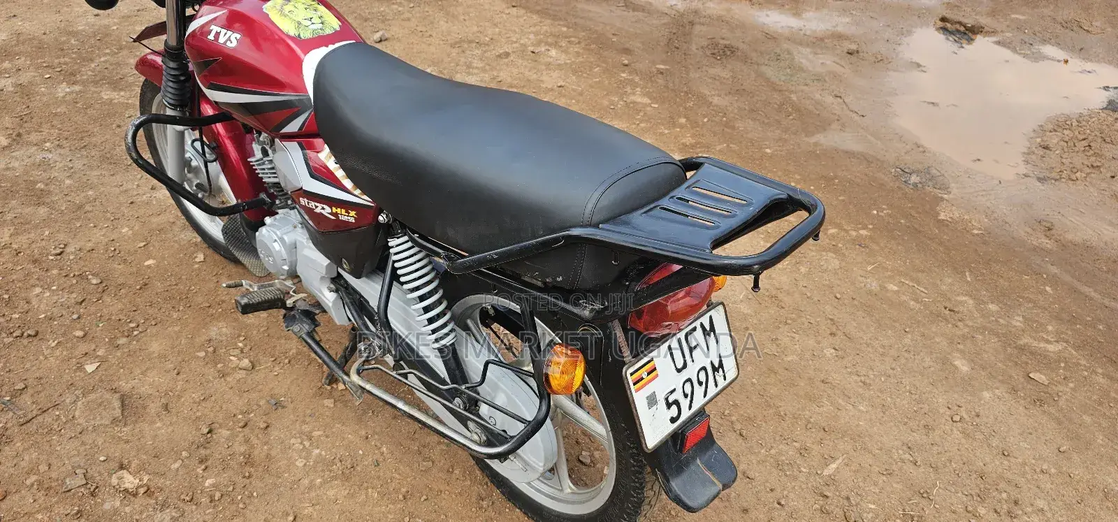 TVS HLX 125 2023 Red