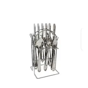 24pcs Stainless Steel Cutlery Set With Stand