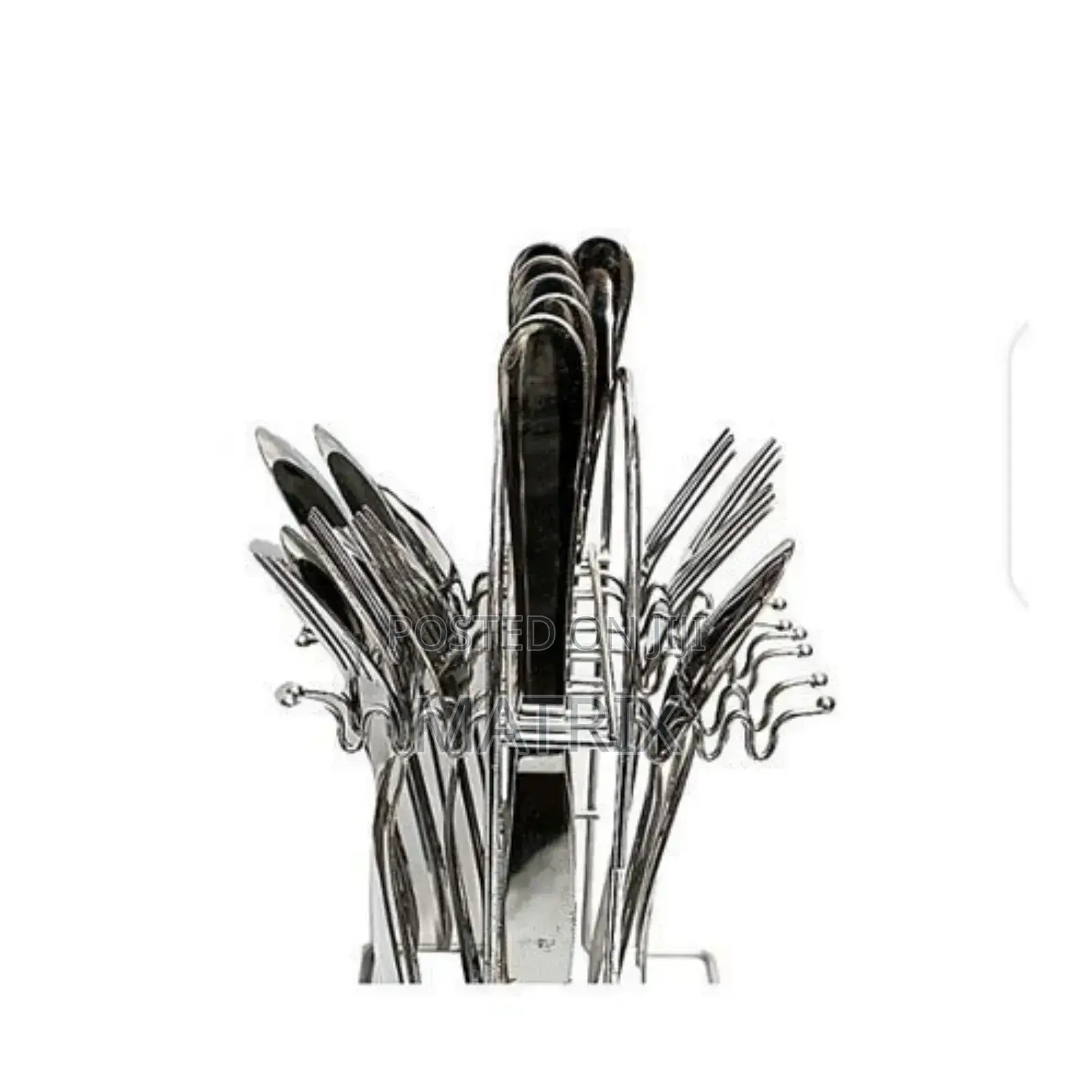 24pcs Stainless Steel Cutlery Set With Stand