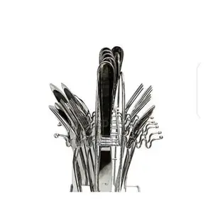 24pcs Stainless Steel Cutlery Set With Stand