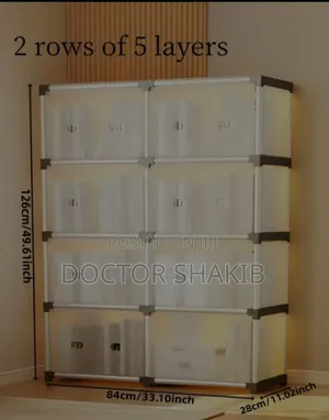 New Reinforced Multi-Tier Floor Standing Bookshelf Rack