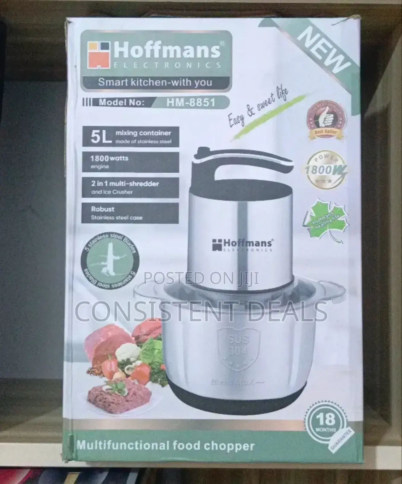 5l Multifunctional Food Chopper