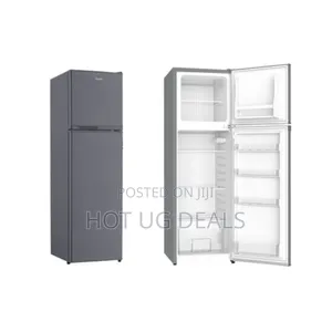 Smartec 200 Liters Double Door Refrigerator - Grey