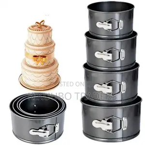 4pcs Round Spring Cake Tins