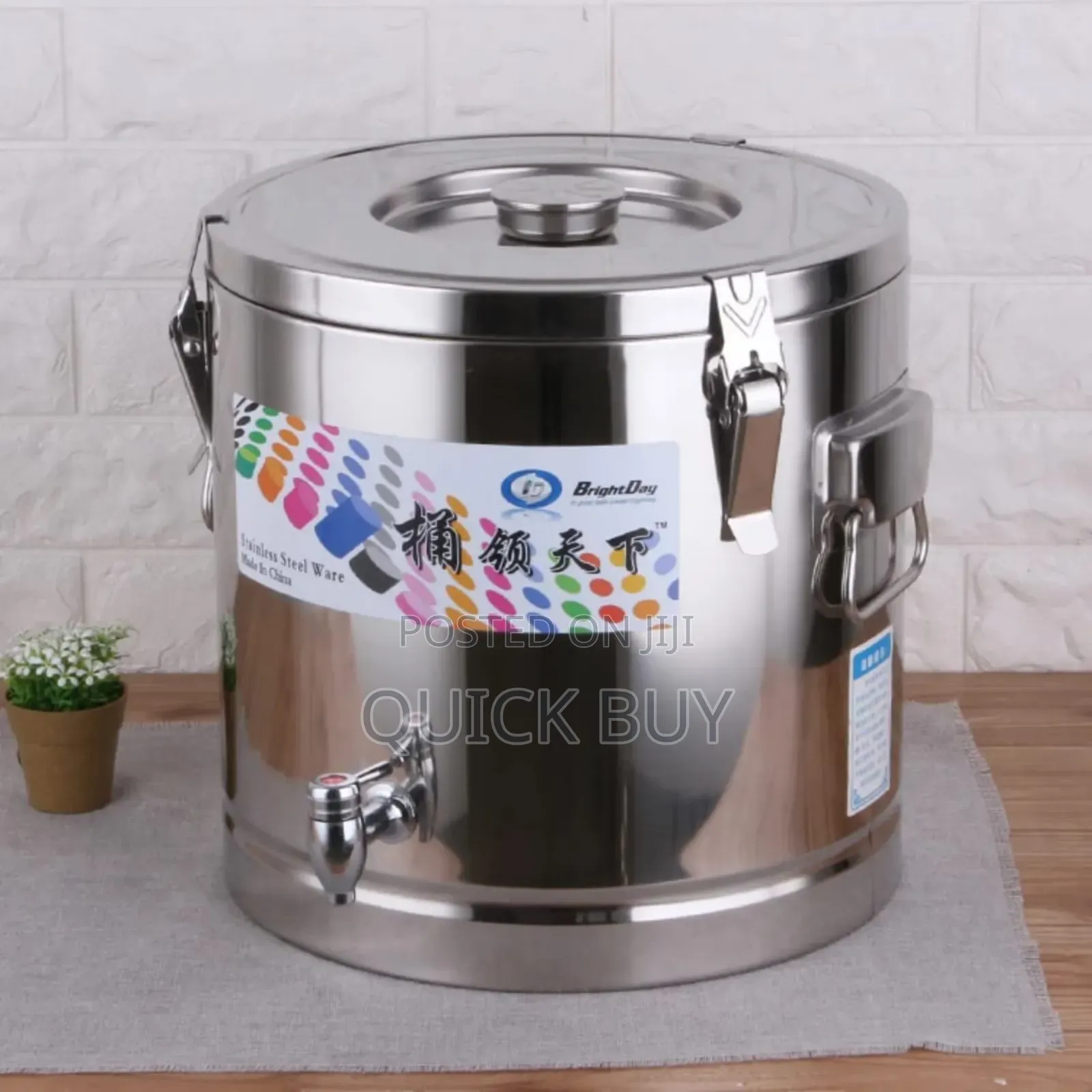 35litres Stainless Steel Insulation Sealed Bucket Tea Can