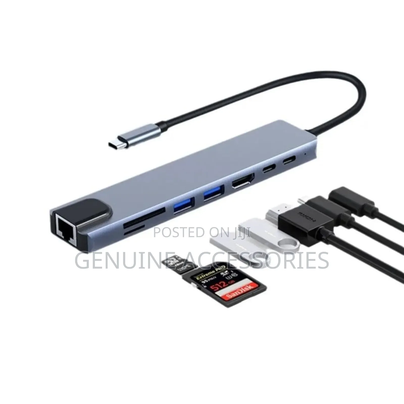8 in 1 Usb Hub Adapter