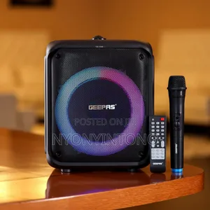 Geepas Rechargeable Bluetooth Speaker With Microphone