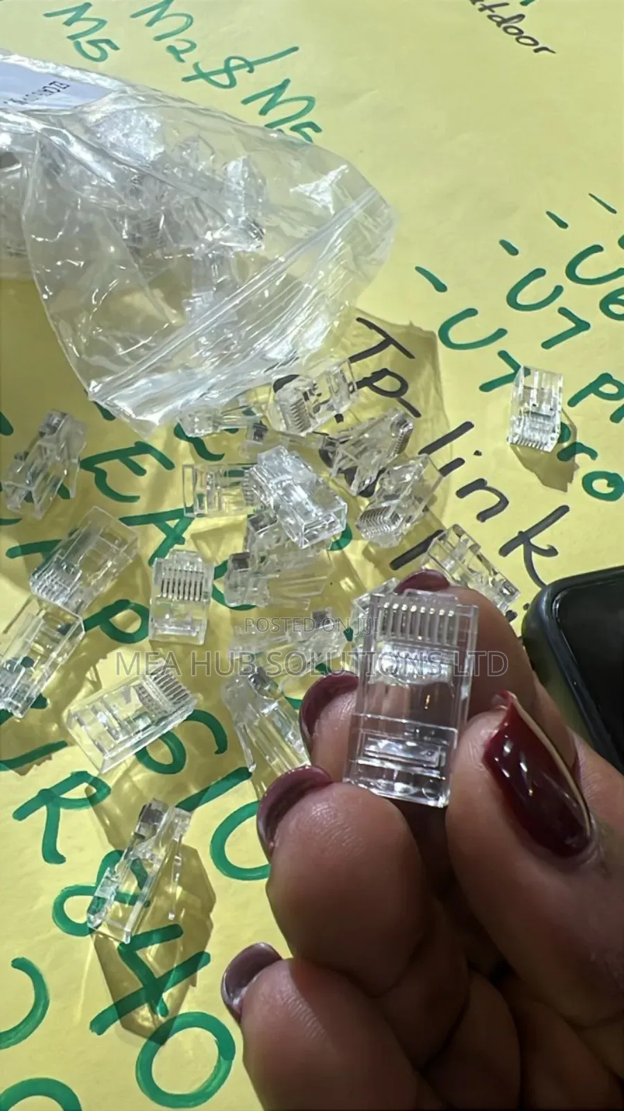 Rj 45 Connectors for Passthrough Cat6 Utp