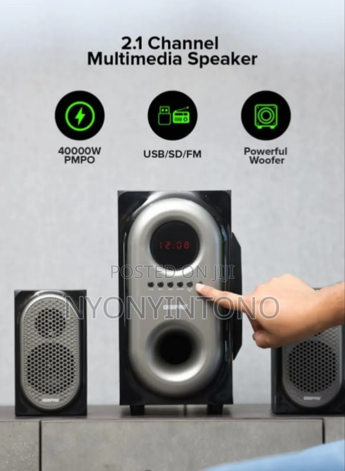 Geepas Exotic Multimedia Woofer, Bluetooth, Remote GMS-7493n