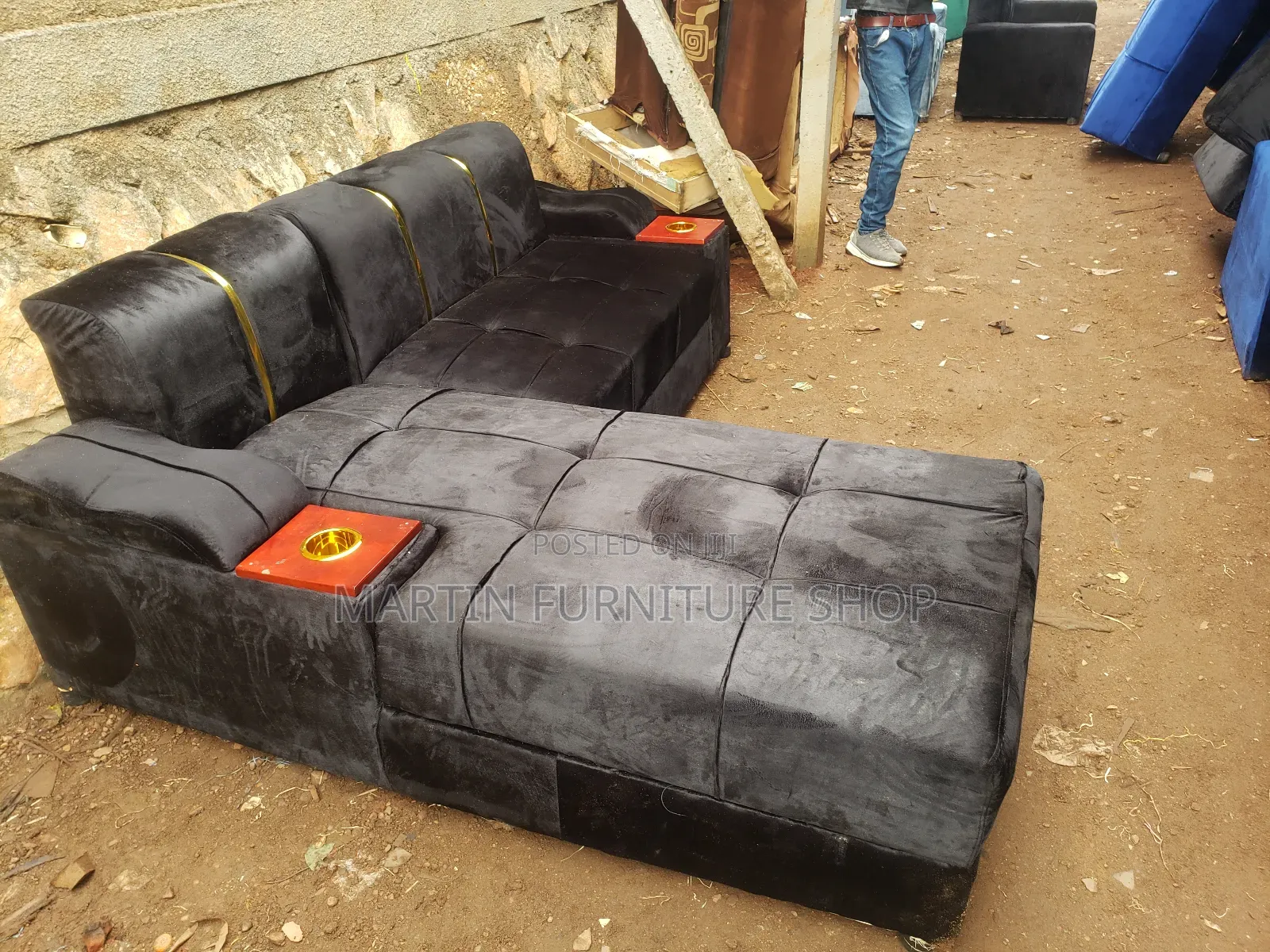 Green Sofa Set Available