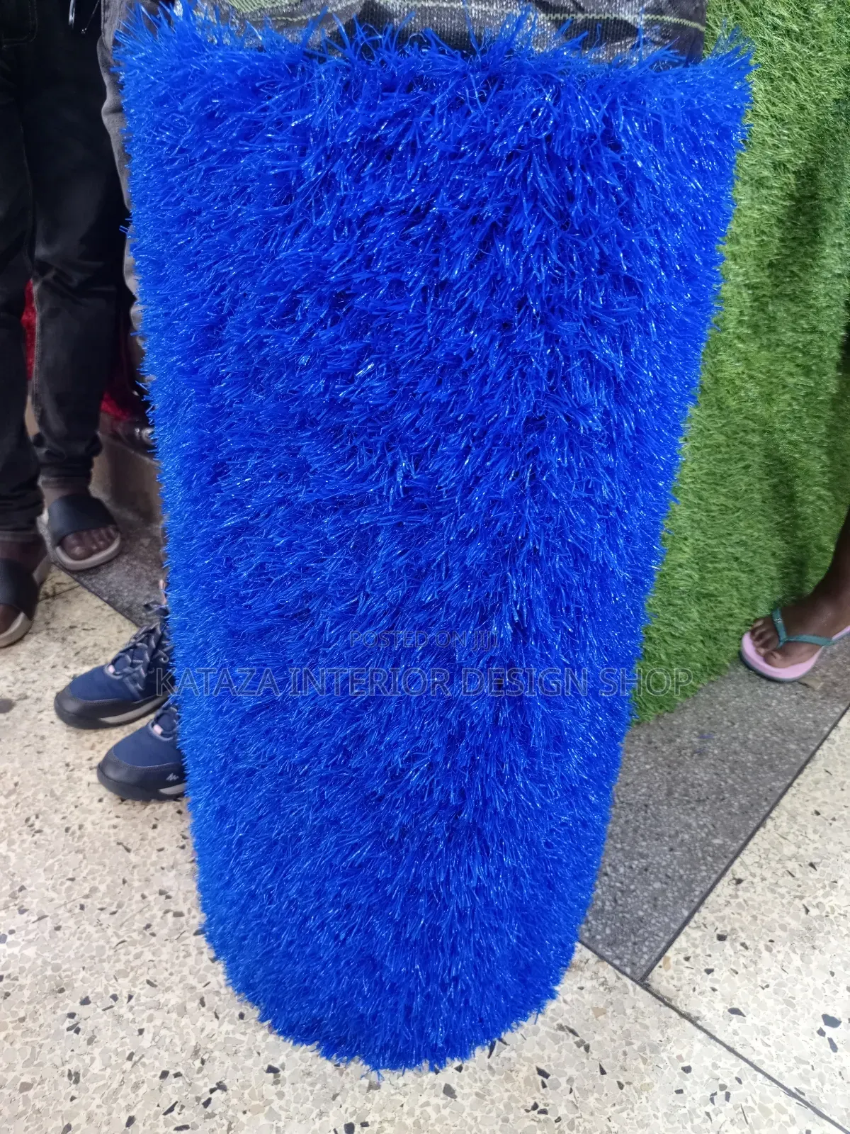 High Volume Blue Grass Carpet