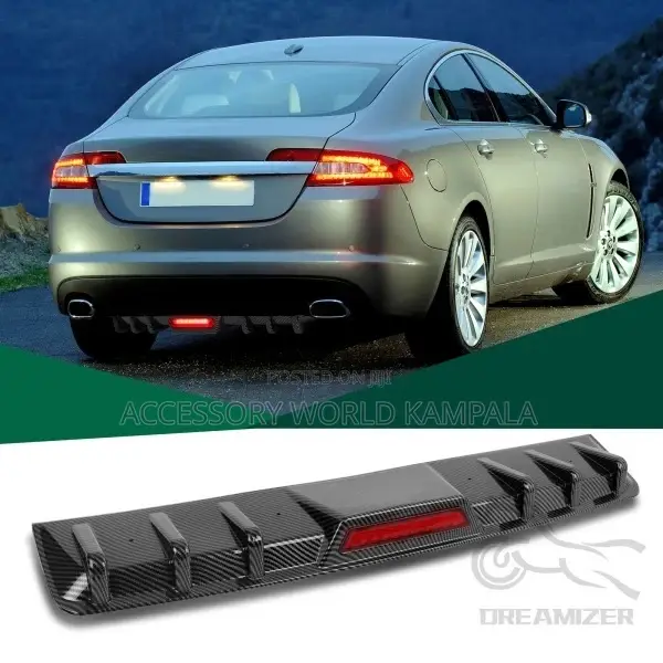 Universal Rear Hind Bumper Middle Diffuser Lip
