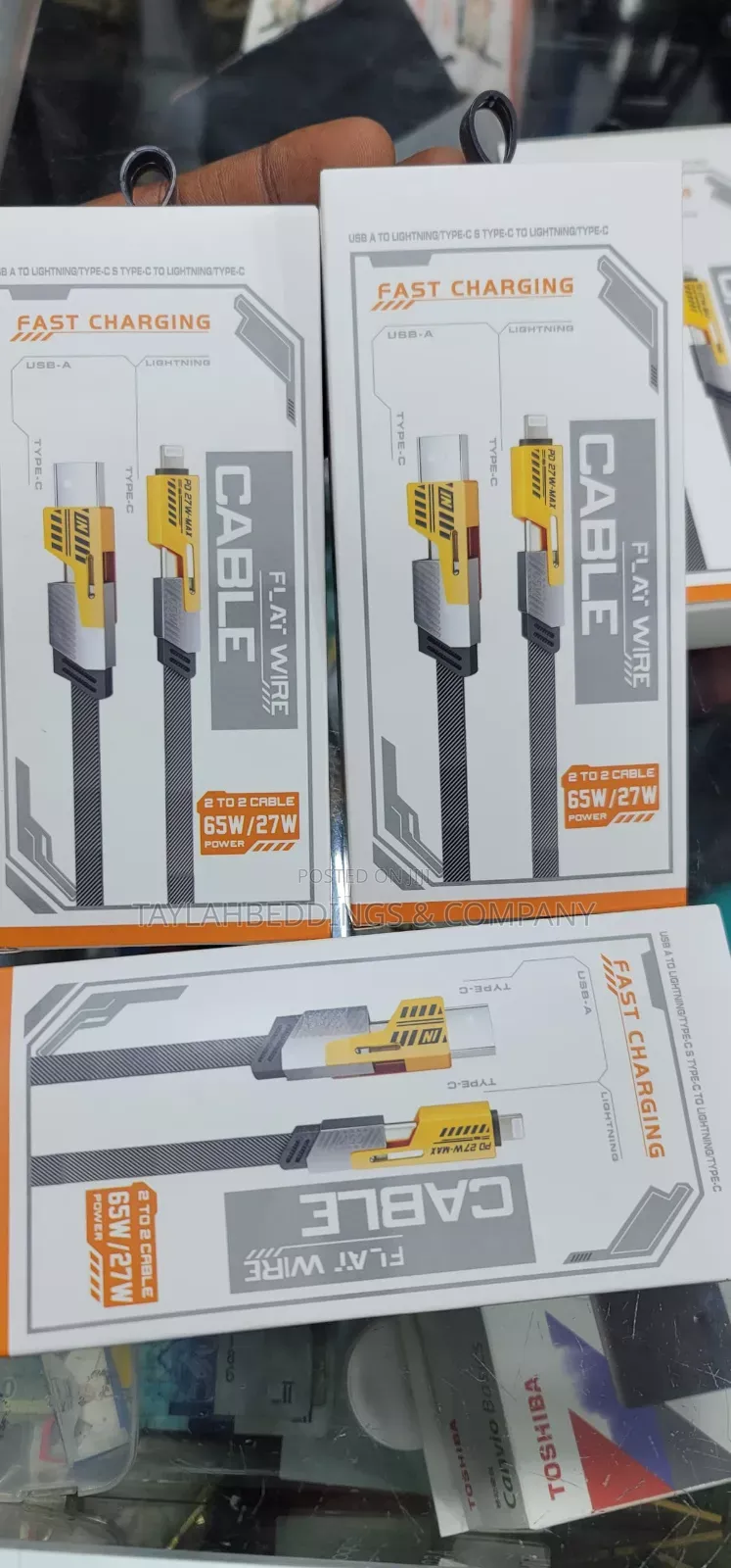 4 in 1 Charging Cable [ Type C to Lightning,Type C to Type C