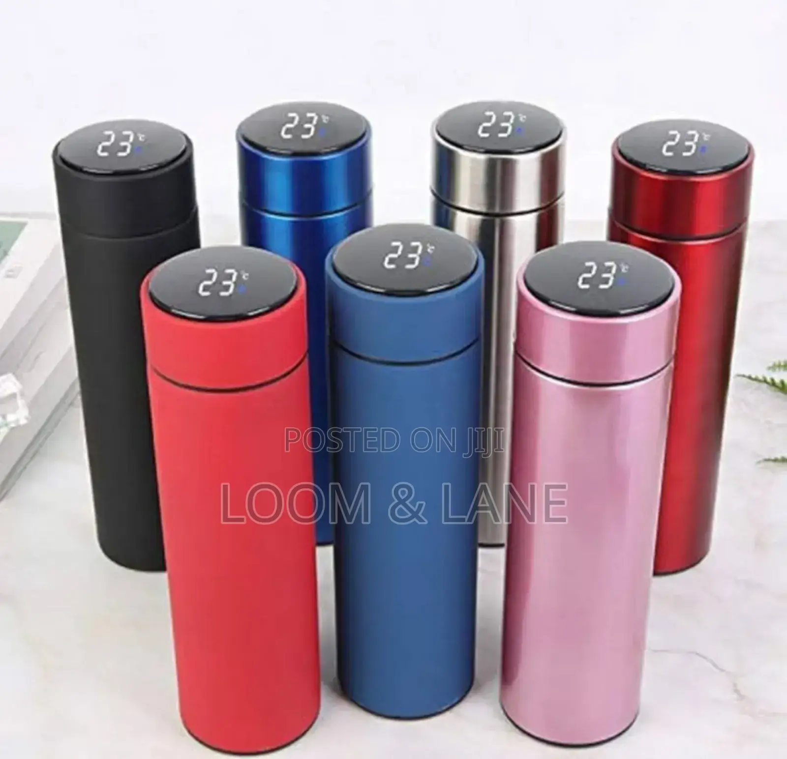 Smart 500ml Portable Flask With Water Temperature Display