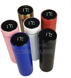 Smart 500ml Portable Flask With Water Temperature Display