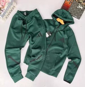 Adidas Z.N.E. Full Zip Green Tracksuit