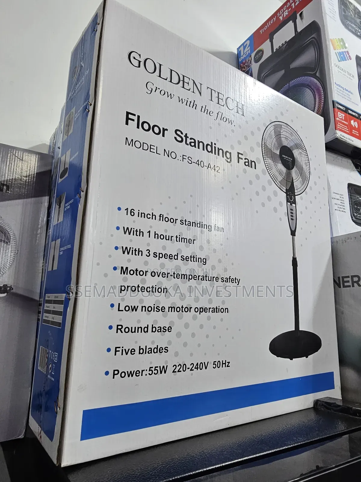 Golden Tech 16inches Stand Fan