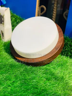 Brown White Ceiling Light